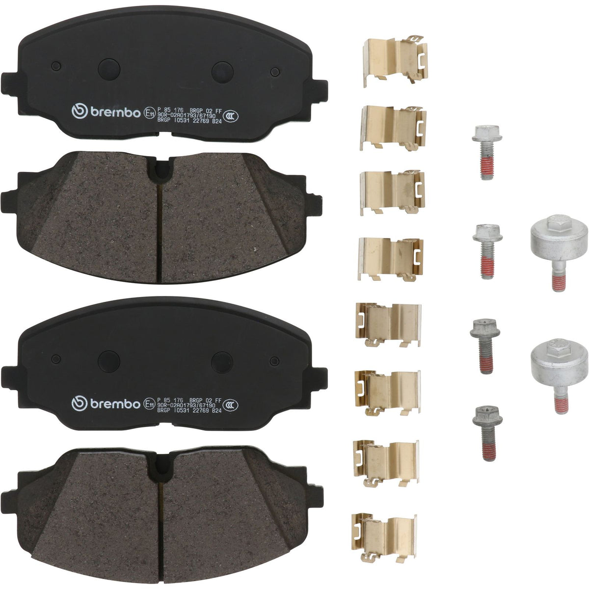 PRIME Low-Met Front Disc Brake Pad Set - P85176_05