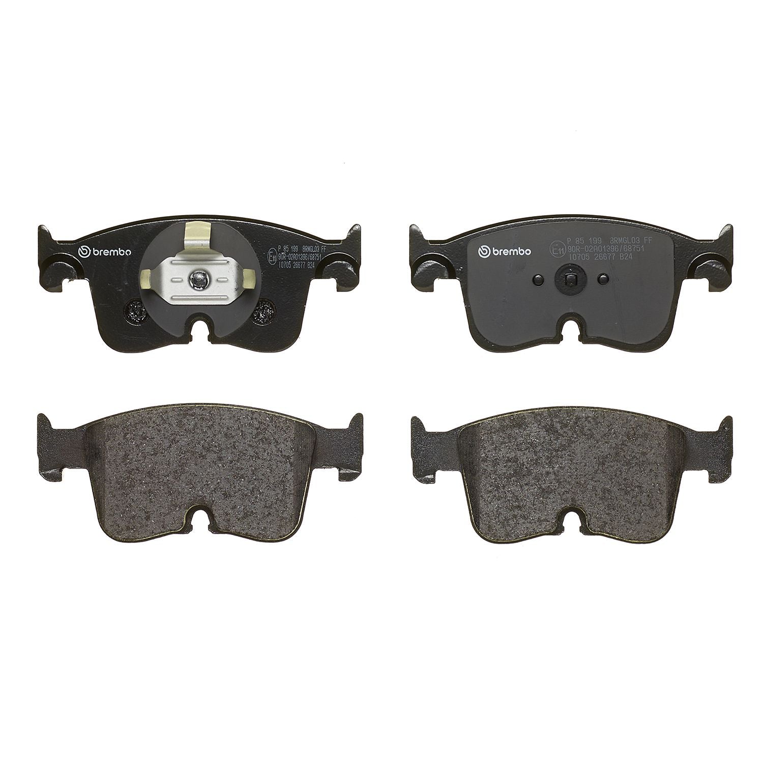 PRIME Low-Met Front Disc Brake Pad Set - P85199_03