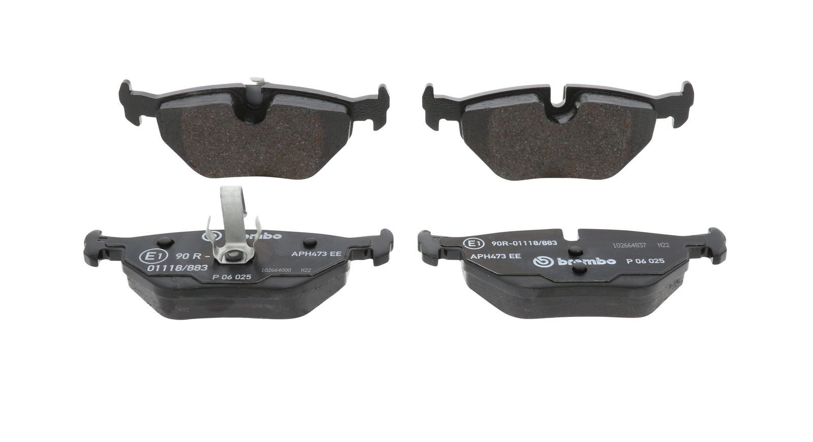 PRIME Low-Met Rear Disc Brake Pad Set - P06025_04