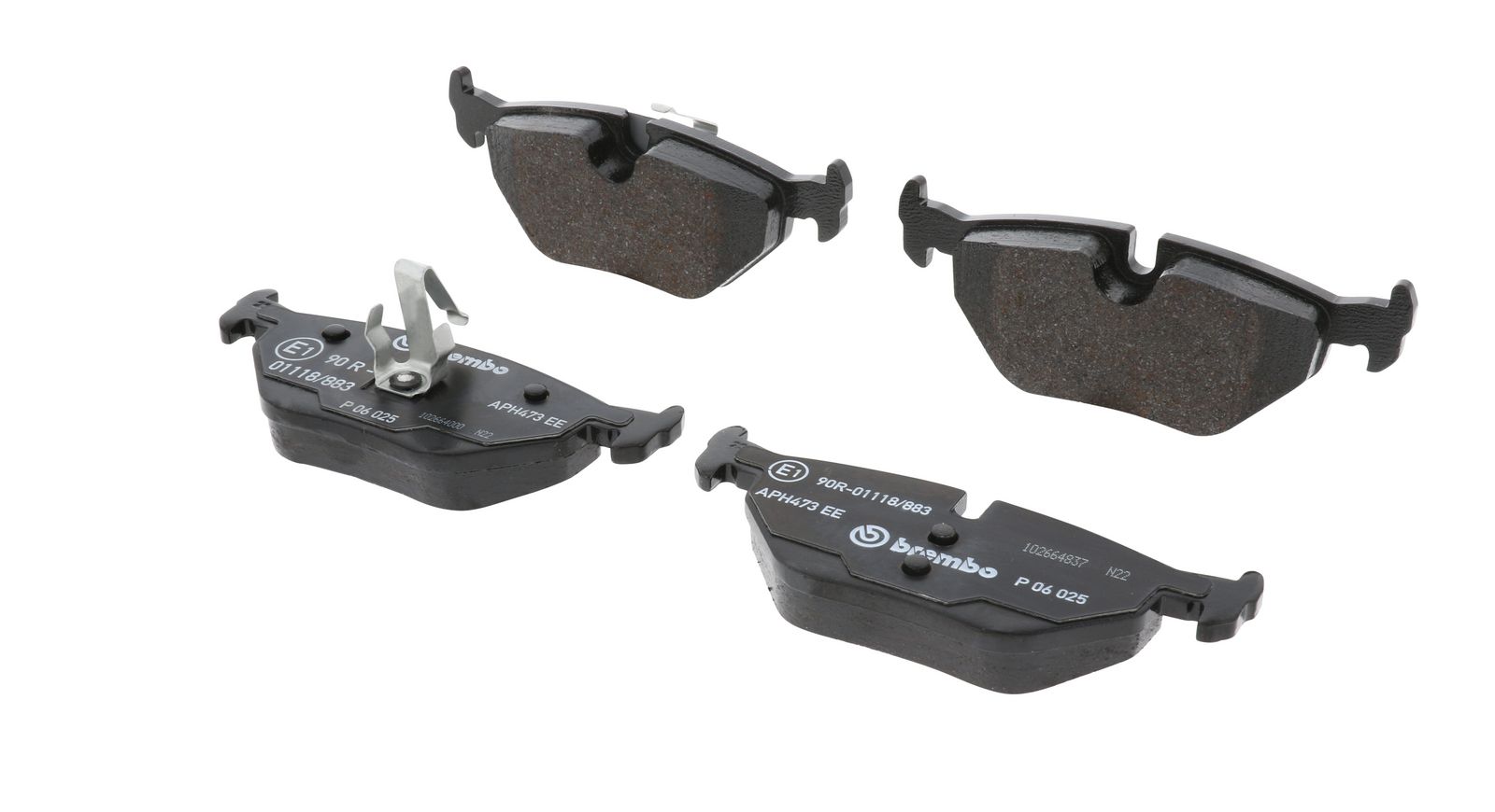PRIME Low-Met Rear Disc Brake Pad Set - P06025_06