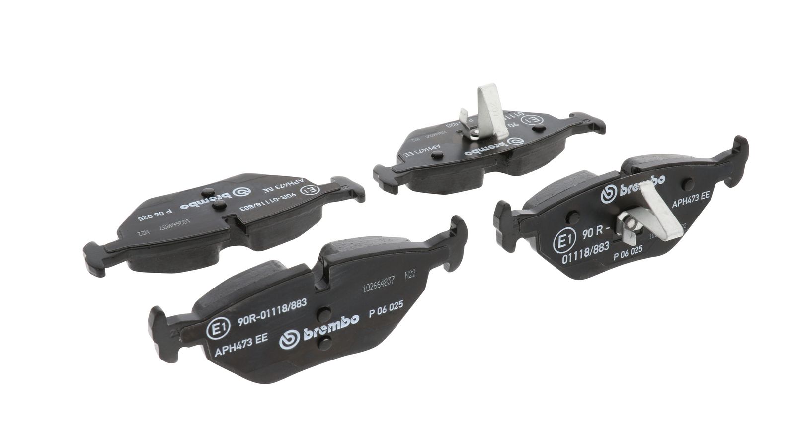 PRIME Low-Met Rear Disc Brake Pad Set - P06025_14