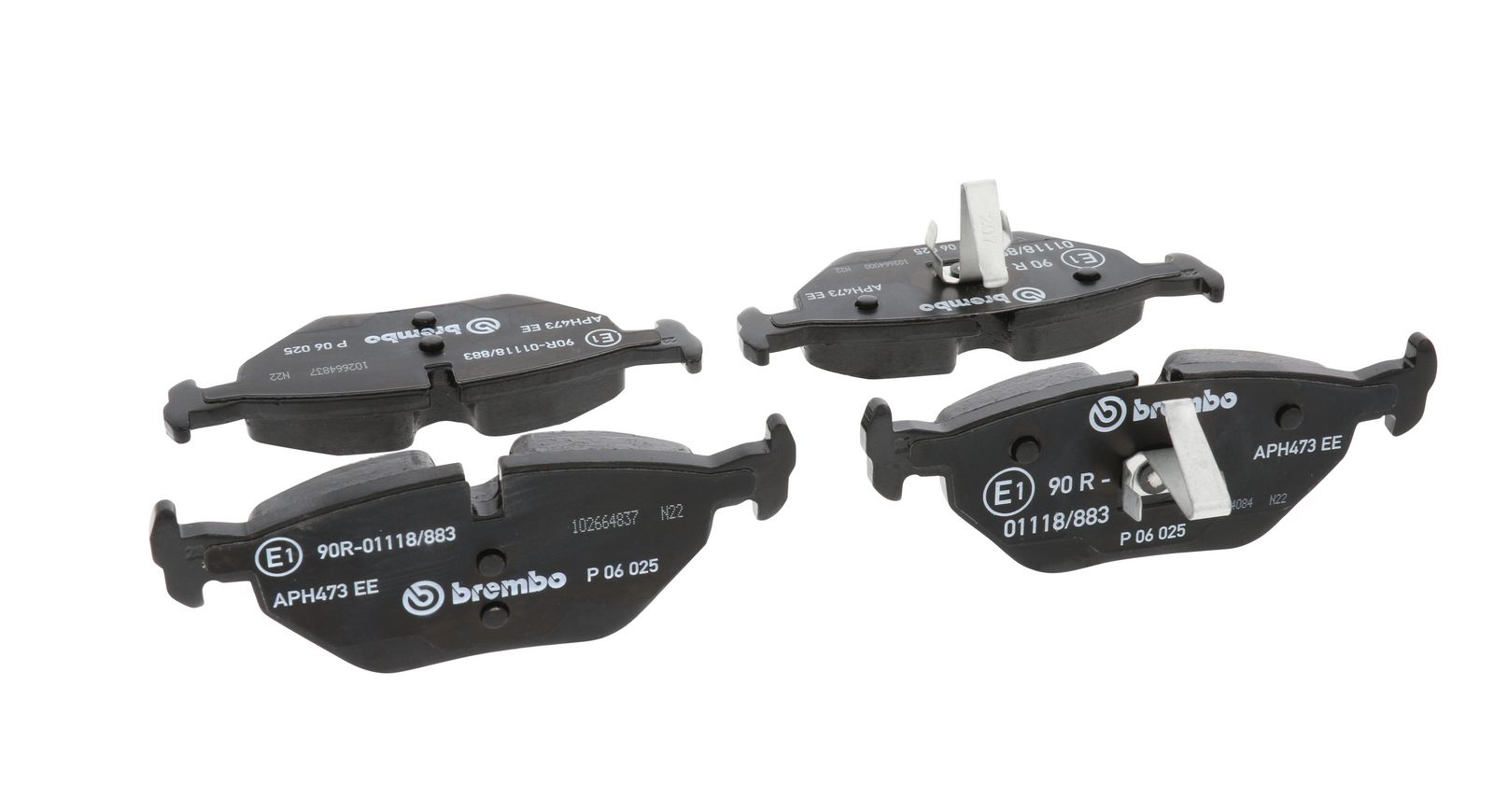 PRIME Low-Met Rear Disc Brake Pad Set - P06025_15