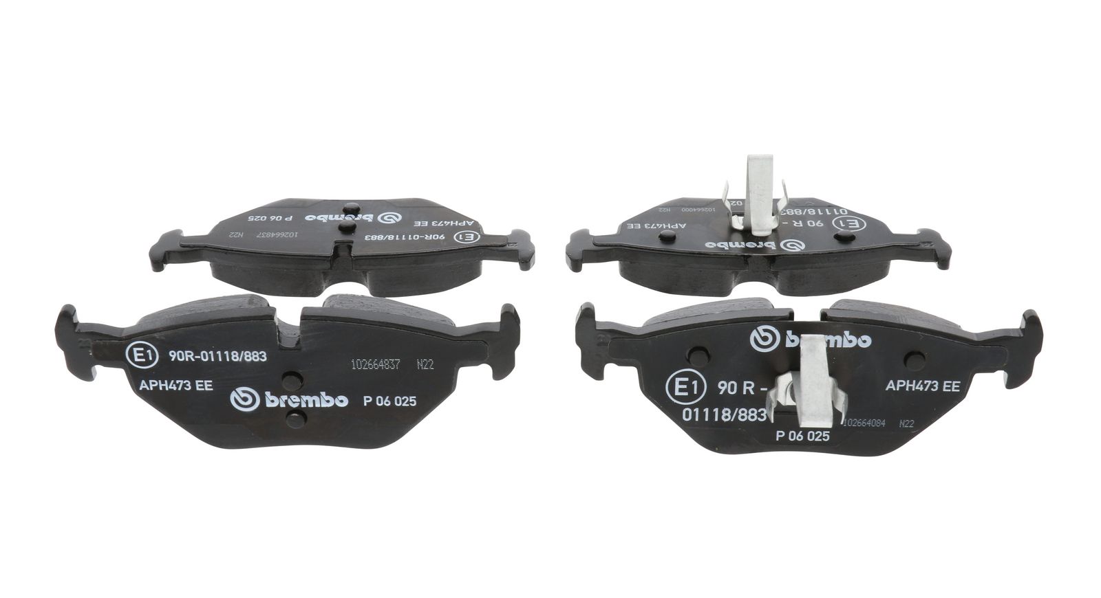 PRIME Low-Met Rear Disc Brake Pad Set - P06025_16