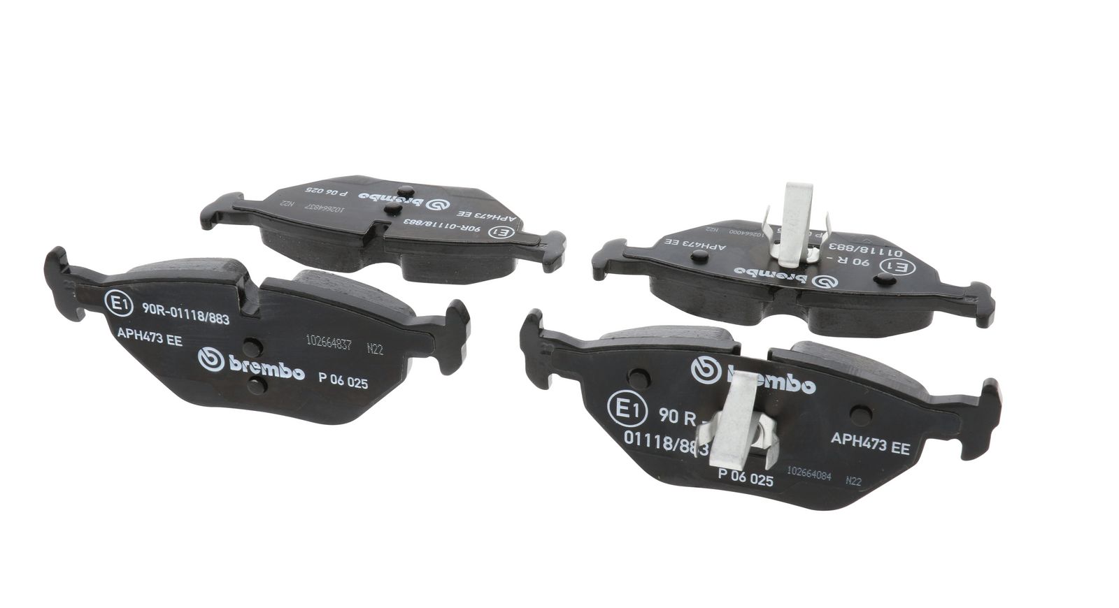 PRIME Low-Met Rear Disc Brake Pad Set - P06025_17