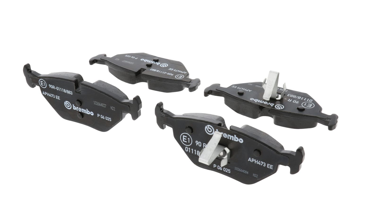 PRIME Low-Met Rear Disc Brake Pad Set - P06025_18