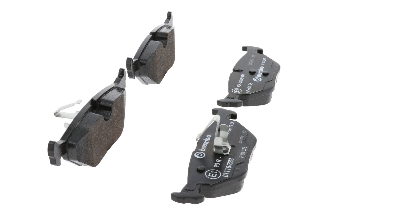 PRIME Low-Met Rear Disc Brake Pad Set - P06025_23