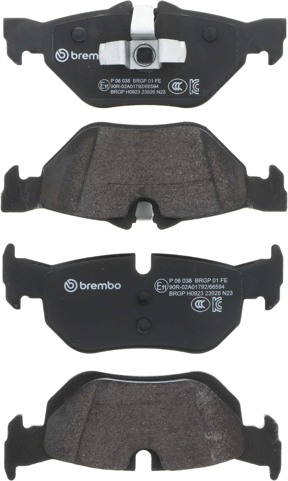 PRIME Low-Met Rear Disc Brake Pad Set - P06038_01