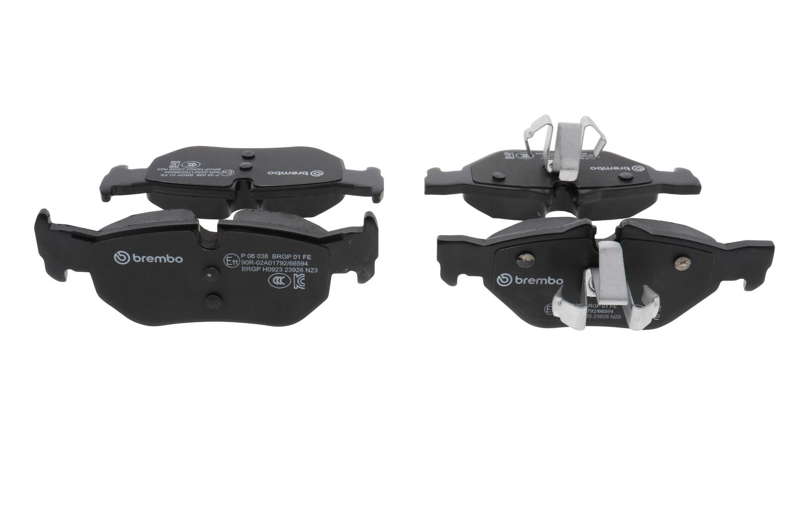 PRIME Low-Met Rear Disc Brake Pad Set - P06038_15