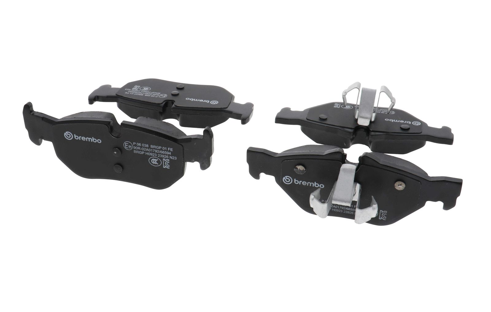 PRIME Low-Met Rear Disc Brake Pad Set - P06038_16