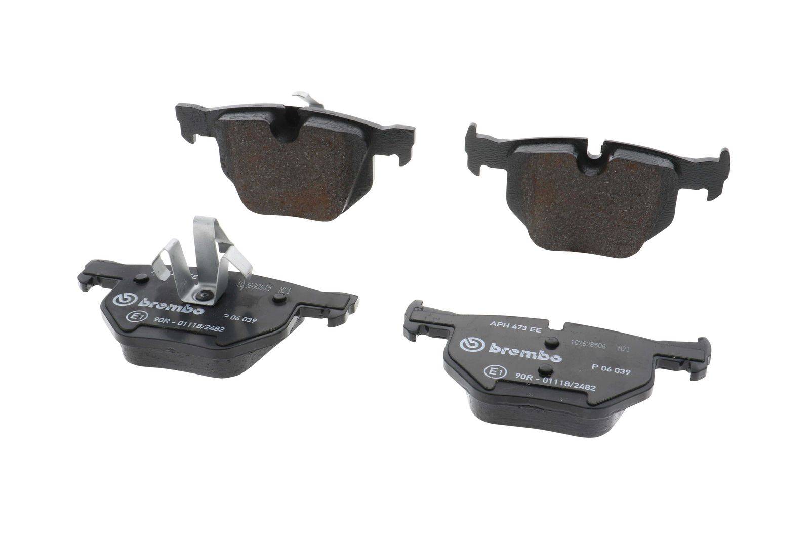 PRIME Low-Met Rear Disc Brake Pad Set - P06039_06