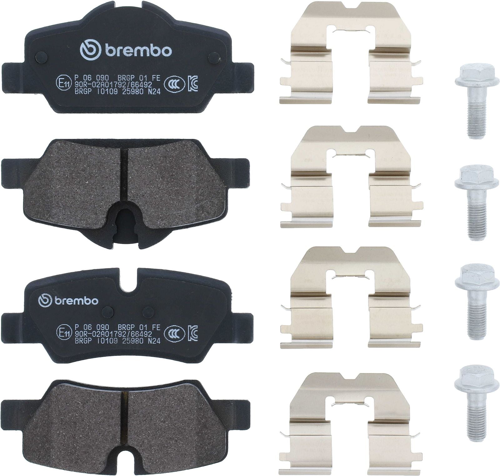 PRIME Low-Met Rear Disc Brake Pad Set - P06090_01