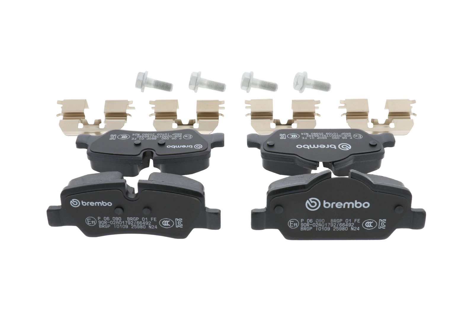 PRIME Low-Met Rear Disc Brake Pad Set - P06090_16