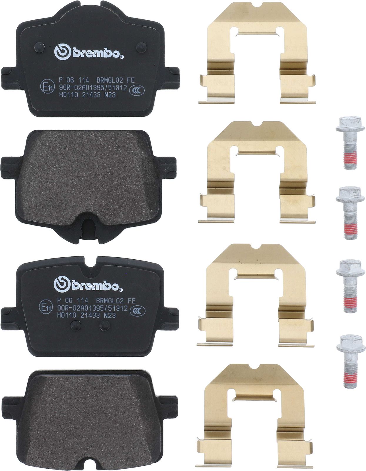 PRIME Low-Met Rear Disc Brake Pad Set - P06114_01