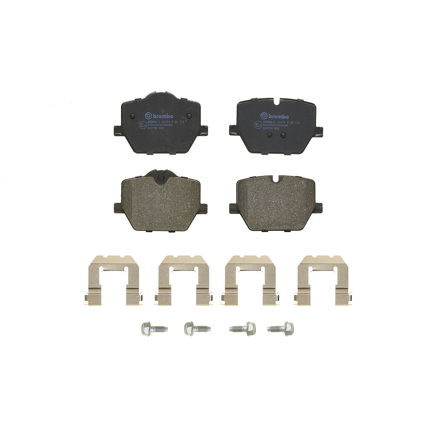 PRIME Low-Met Rear Disc Brake Pad Set - P06116_02