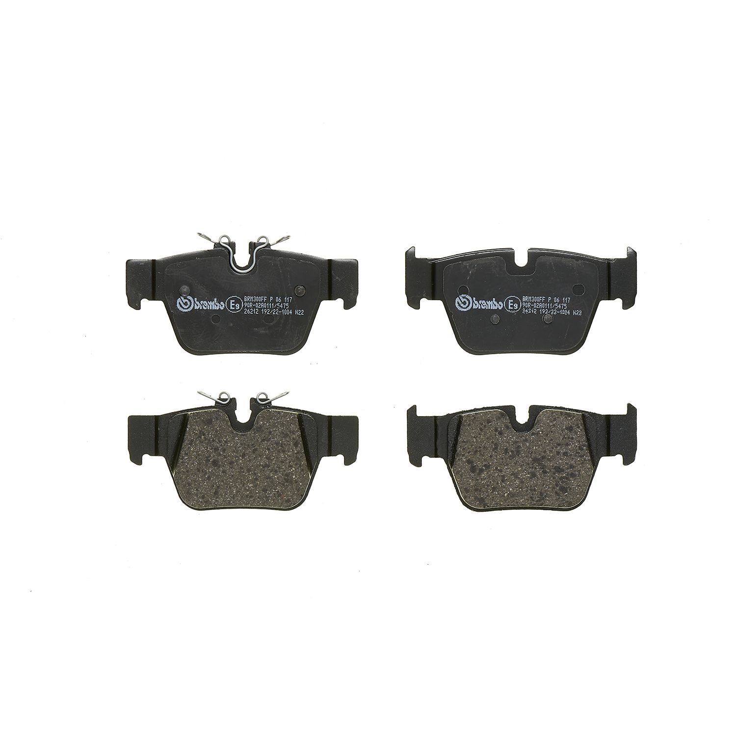 PRIME Low-Met Rear Disc Brake Pad Set - P06117_01