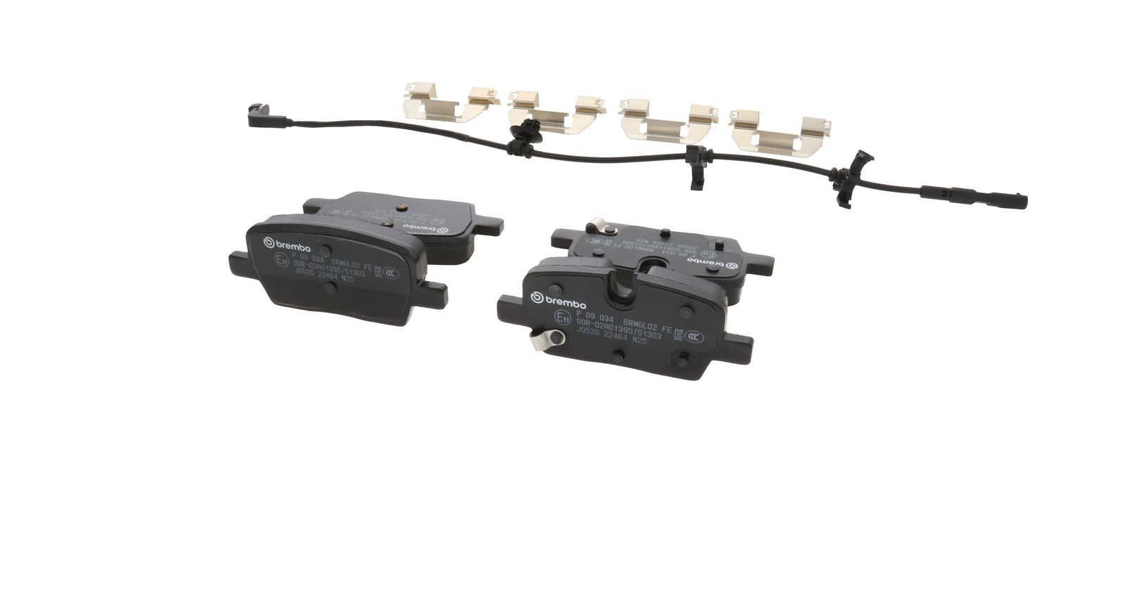 PRIME Low-Met Rear Disc Brake Pad Set - P09034_16