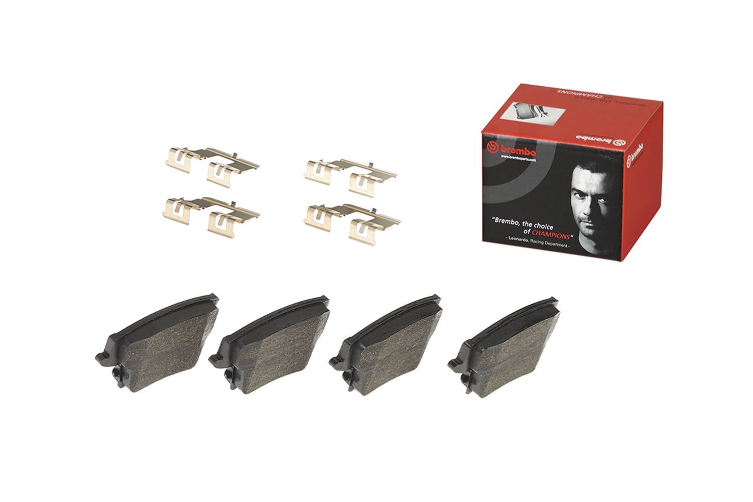 PRIME Low-Met Rear Disc Brake Pad Set - P11040_02