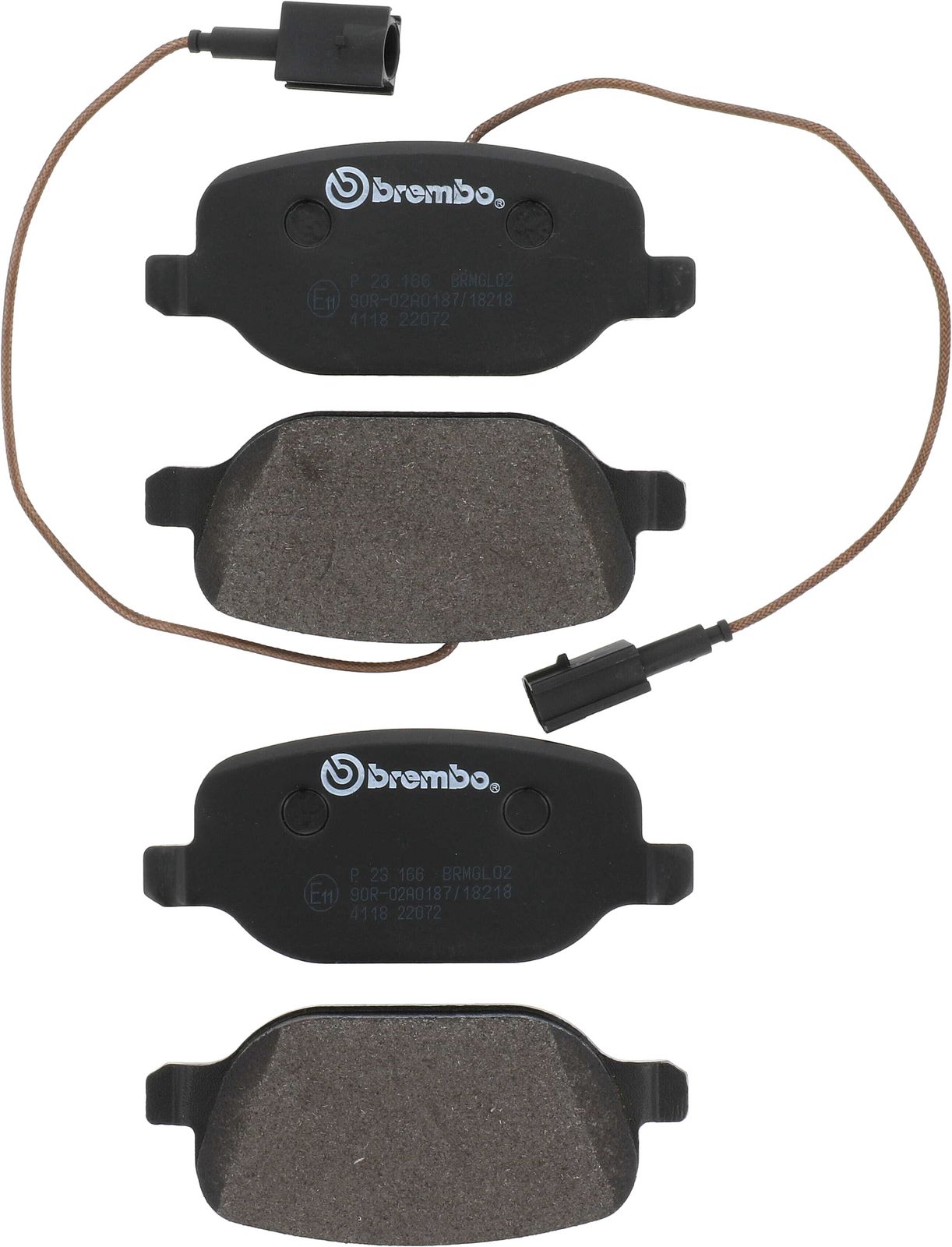 PRIME Low-Met Rear Disc Brake Pad Set - P23166_01