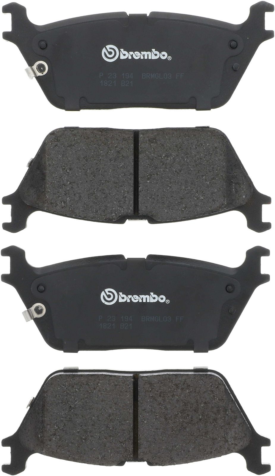 PRIME Low-Met Rear Disc Brake Pad Set - P23194_01