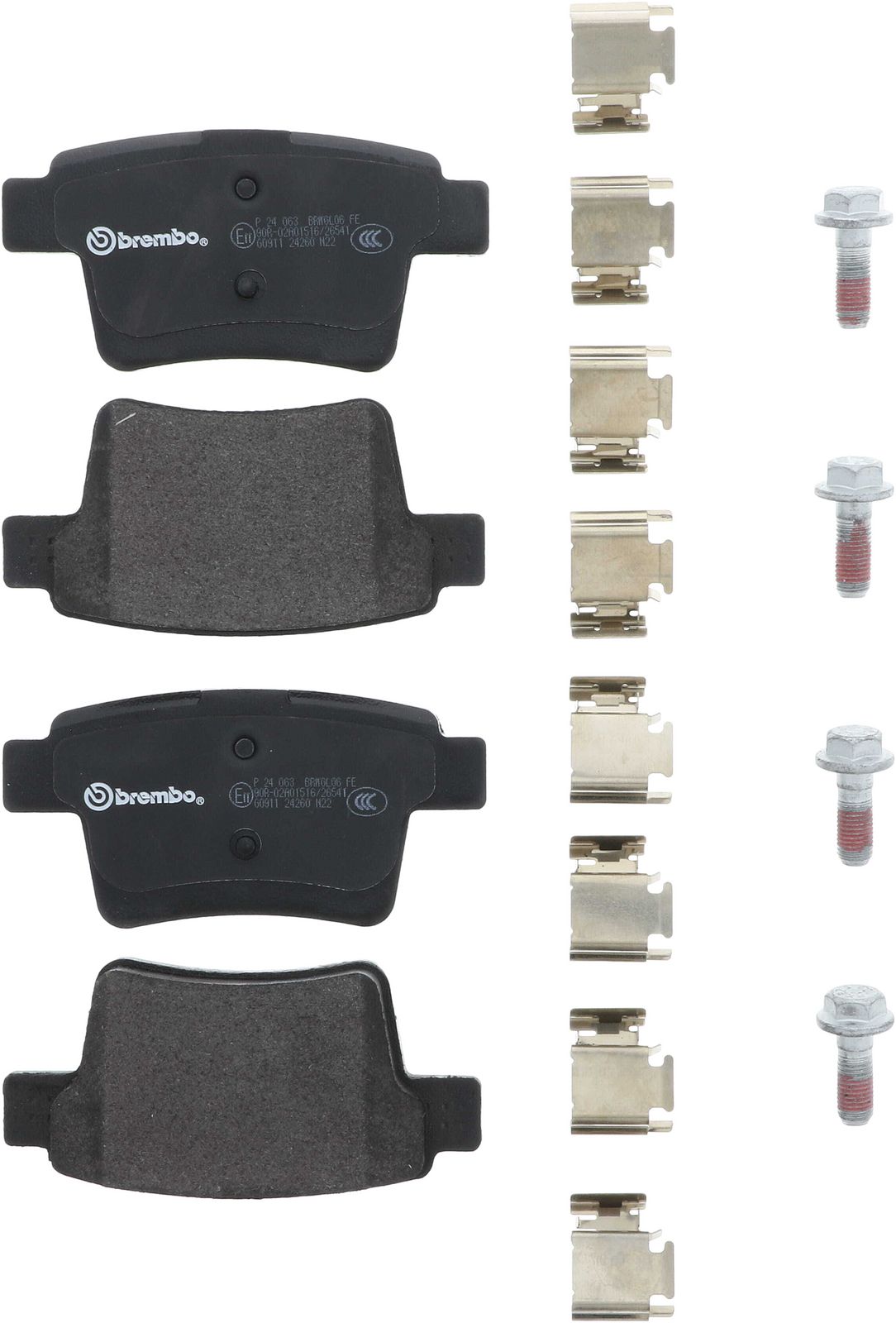 PRIME Low-Met Rear Disc Brake Pad Set - P24063_01