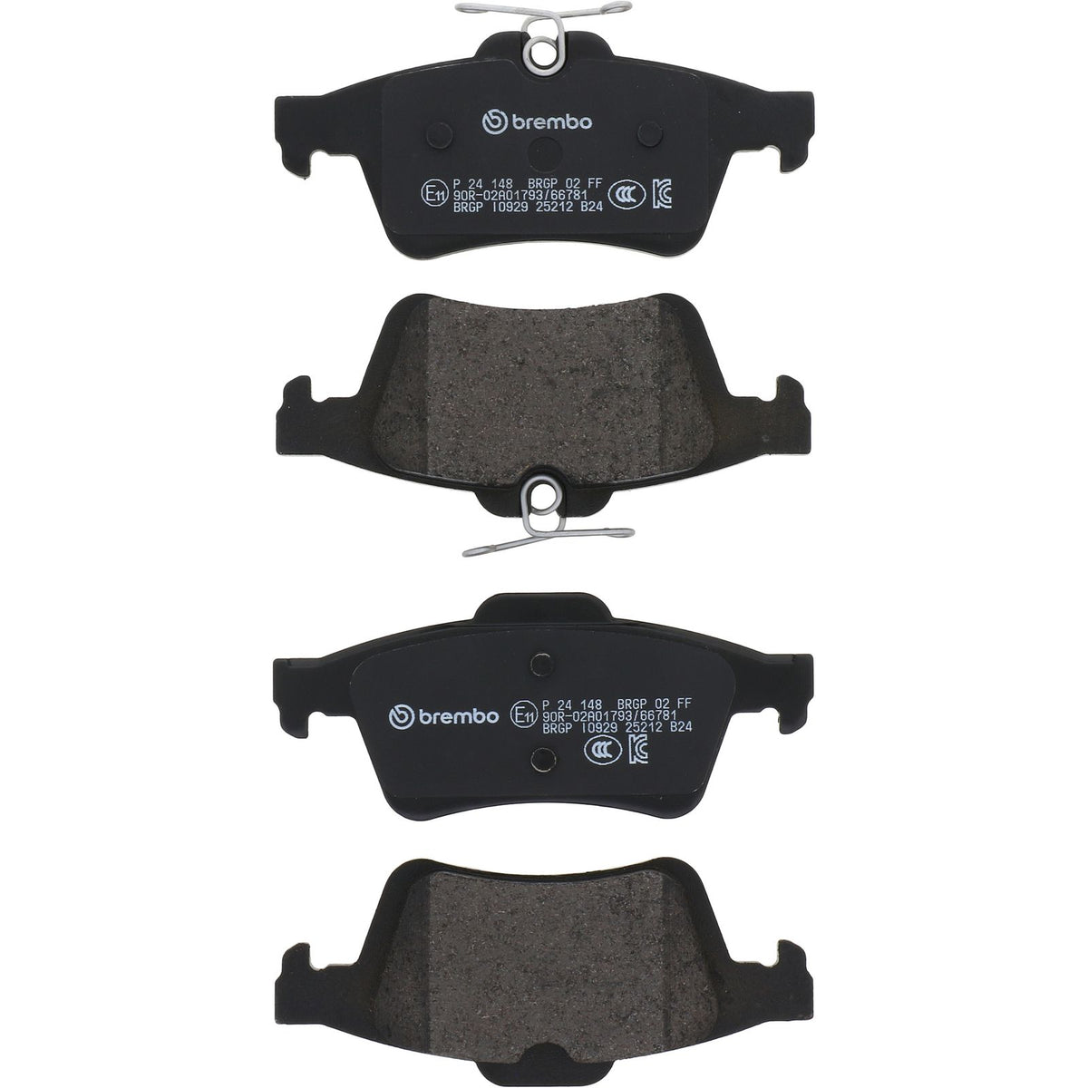 PRIME Low-Met Rear Disc Brake Pad Set - P24148_03