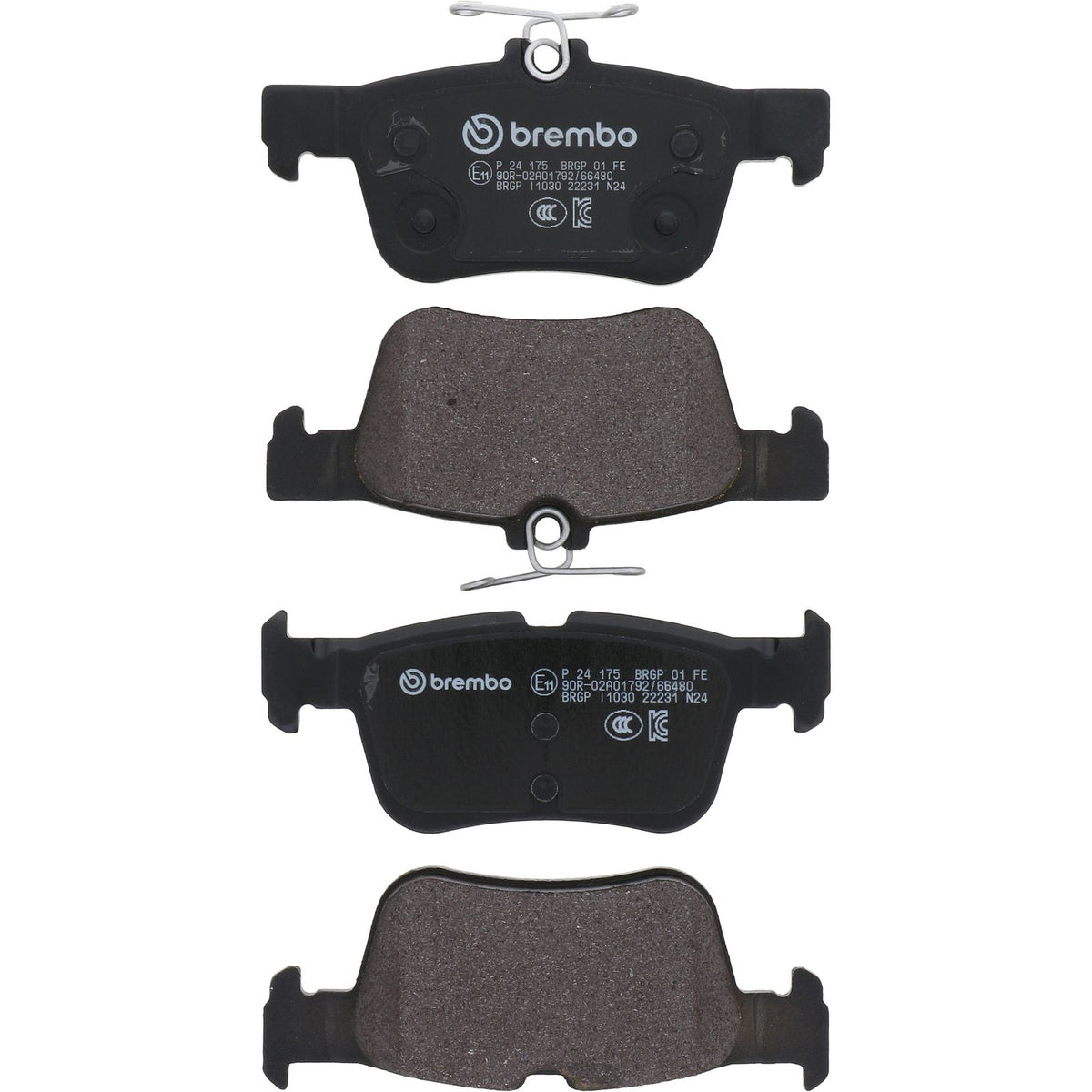 PRIME Low-Met Rear Disc Brake Pad Set - P24175_03