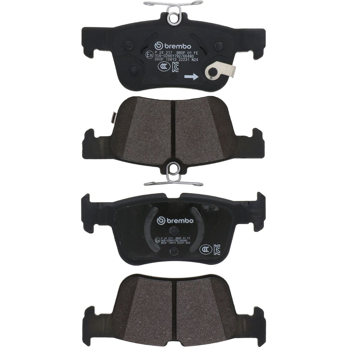PRIME Low-Met Rear Disc Brake Pad Set - P24217_03