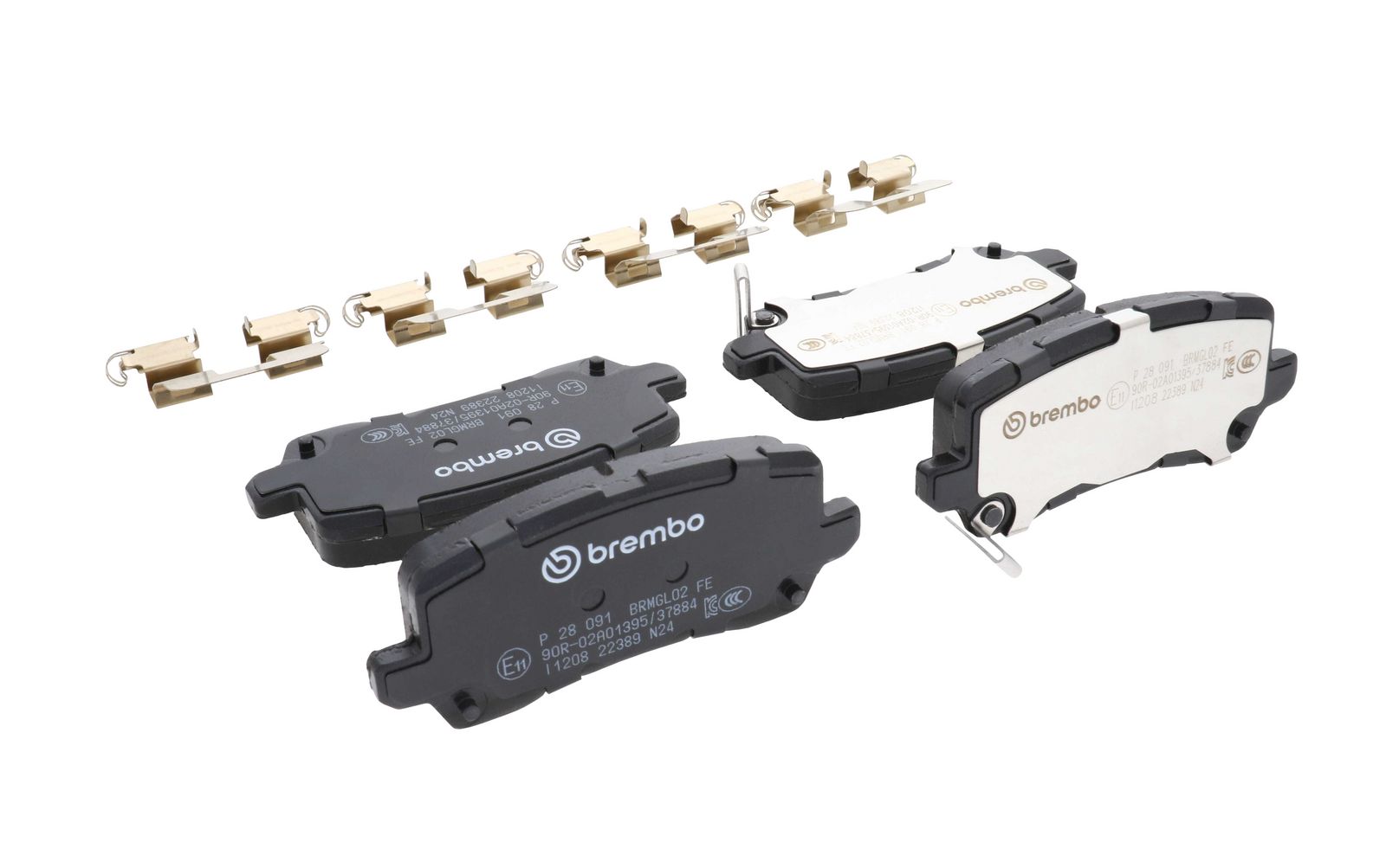 PRIME Low-Met Rear Disc Brake Pad Set - P28091_12