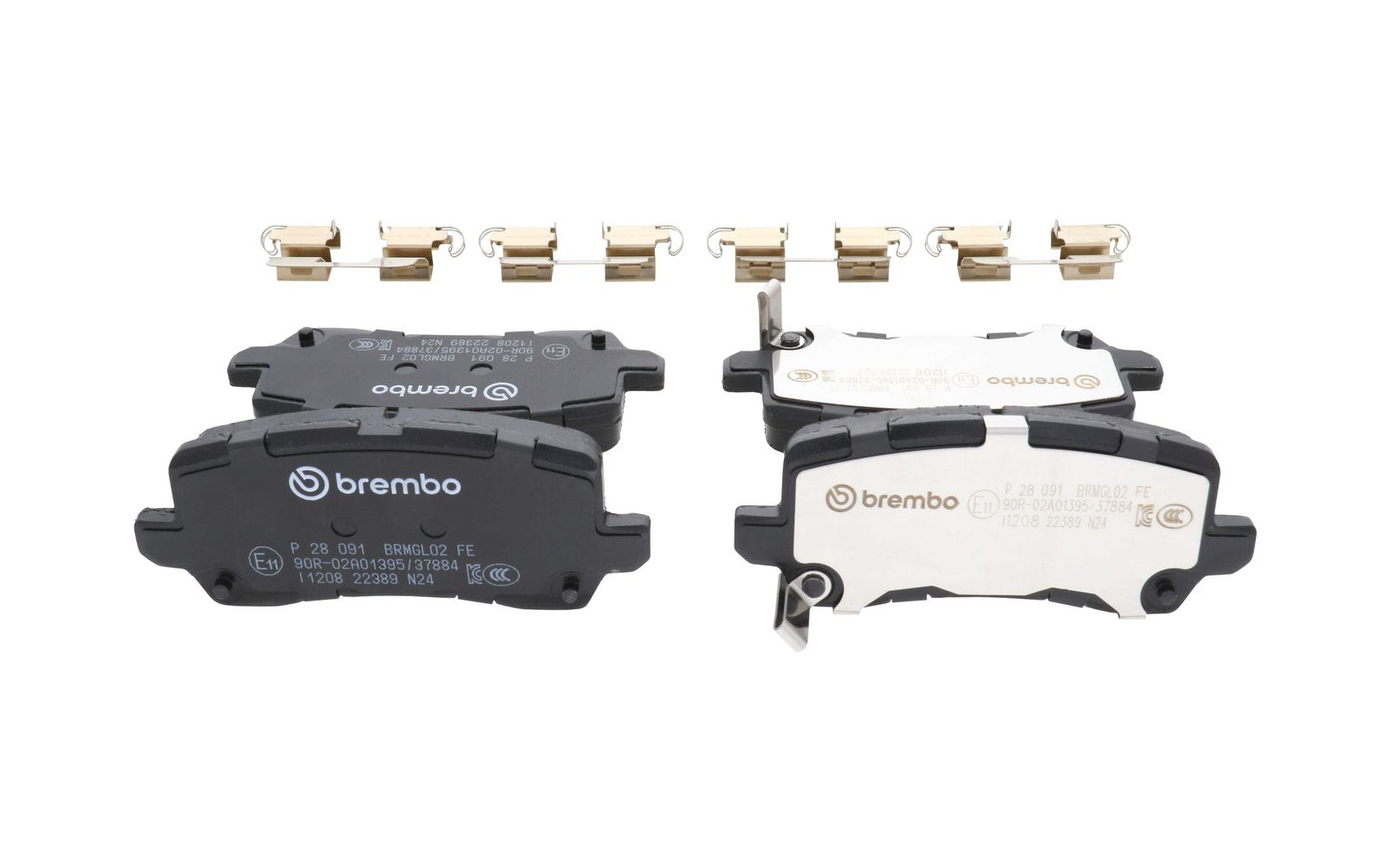 PRIME Low-Met Rear Disc Brake Pad Set - P28091_14