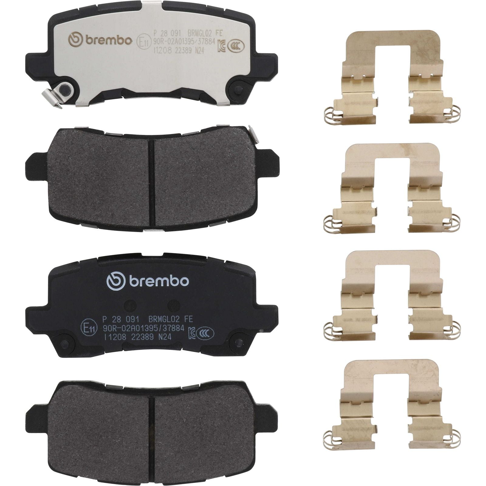 PRIME Low-Met Rear Disc Brake Pad Set - P28091_26