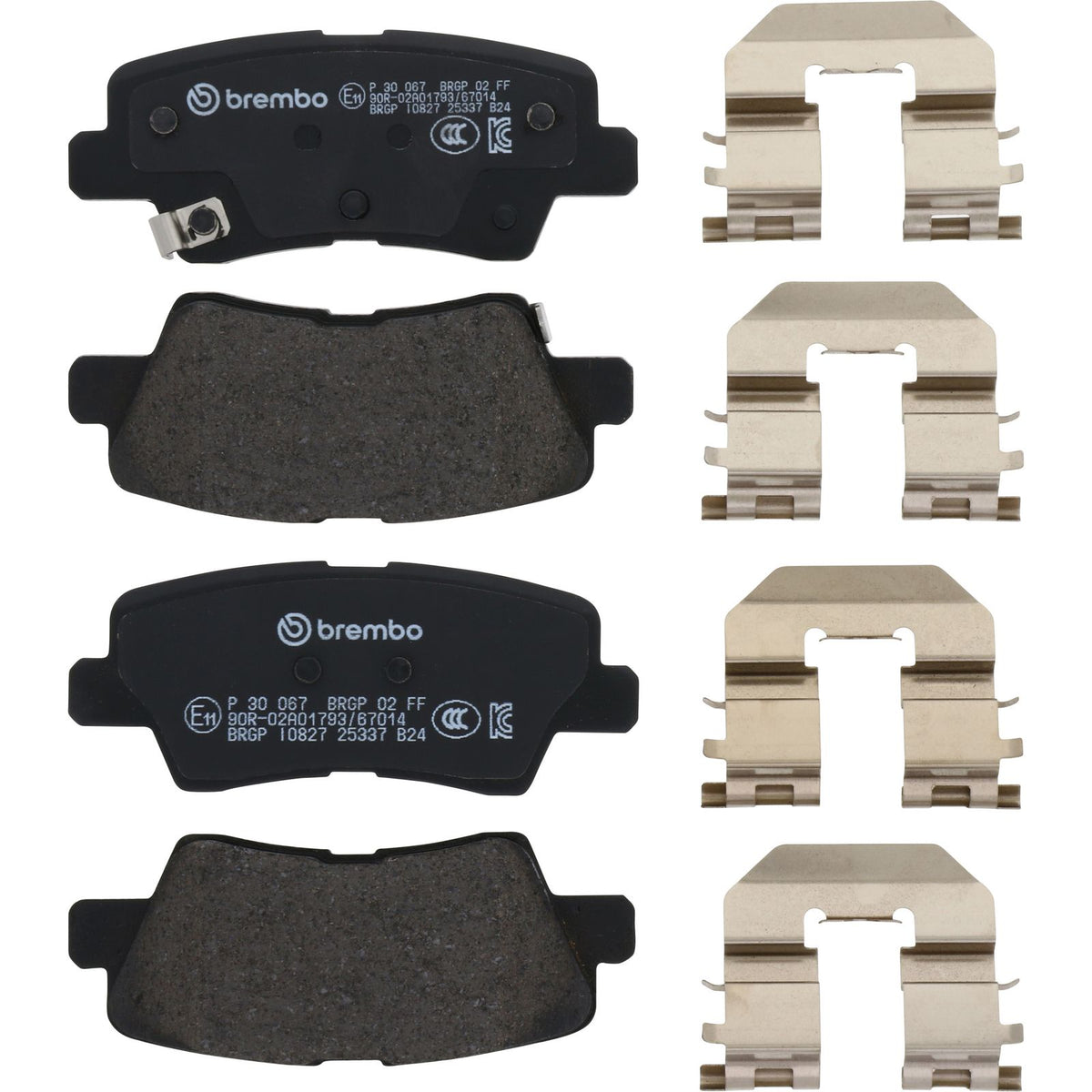 PRIME Low-Met Rear Disc Brake Pad Set - P30067_03