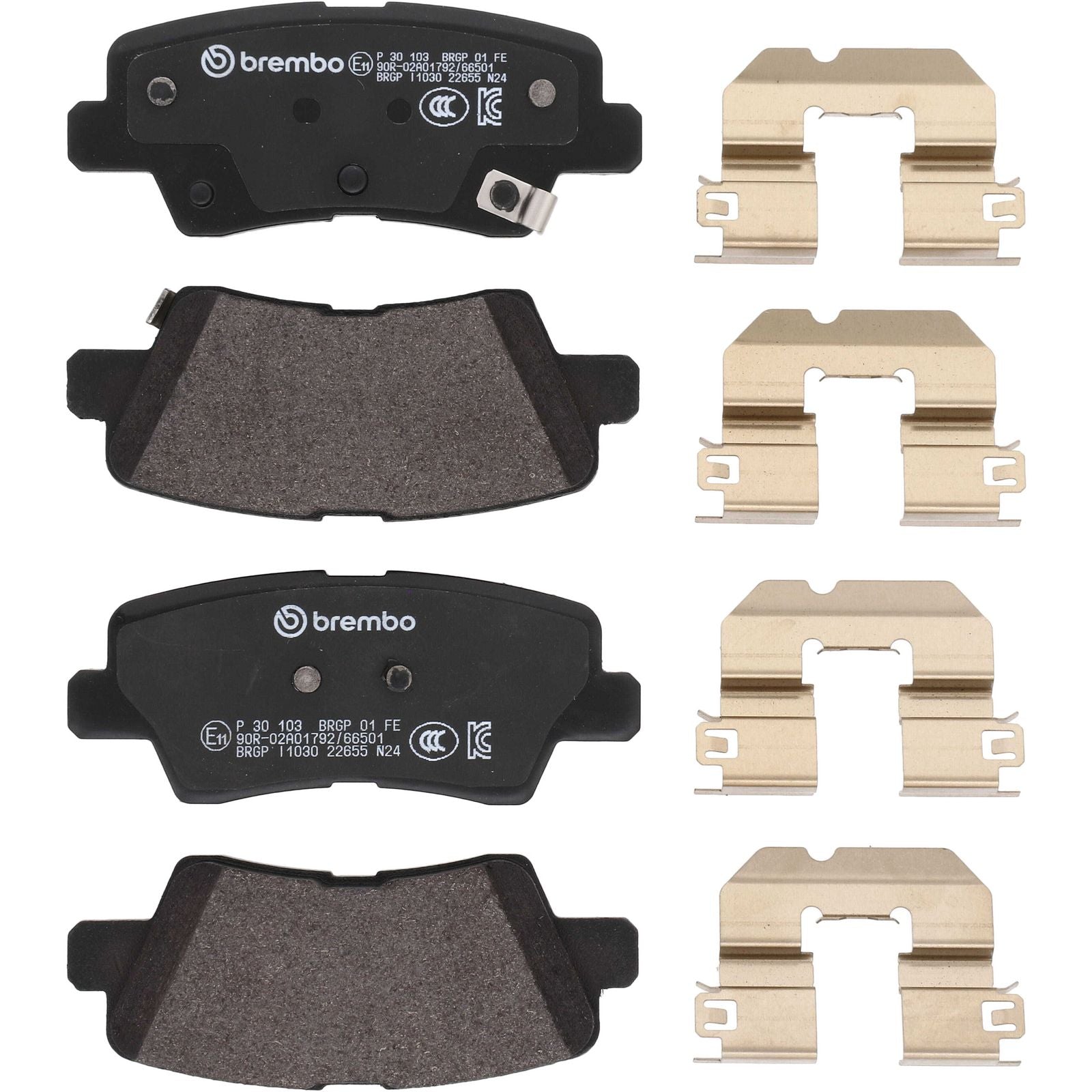 PRIME Low-Met Rear Disc Brake Pad Set - P30103_26