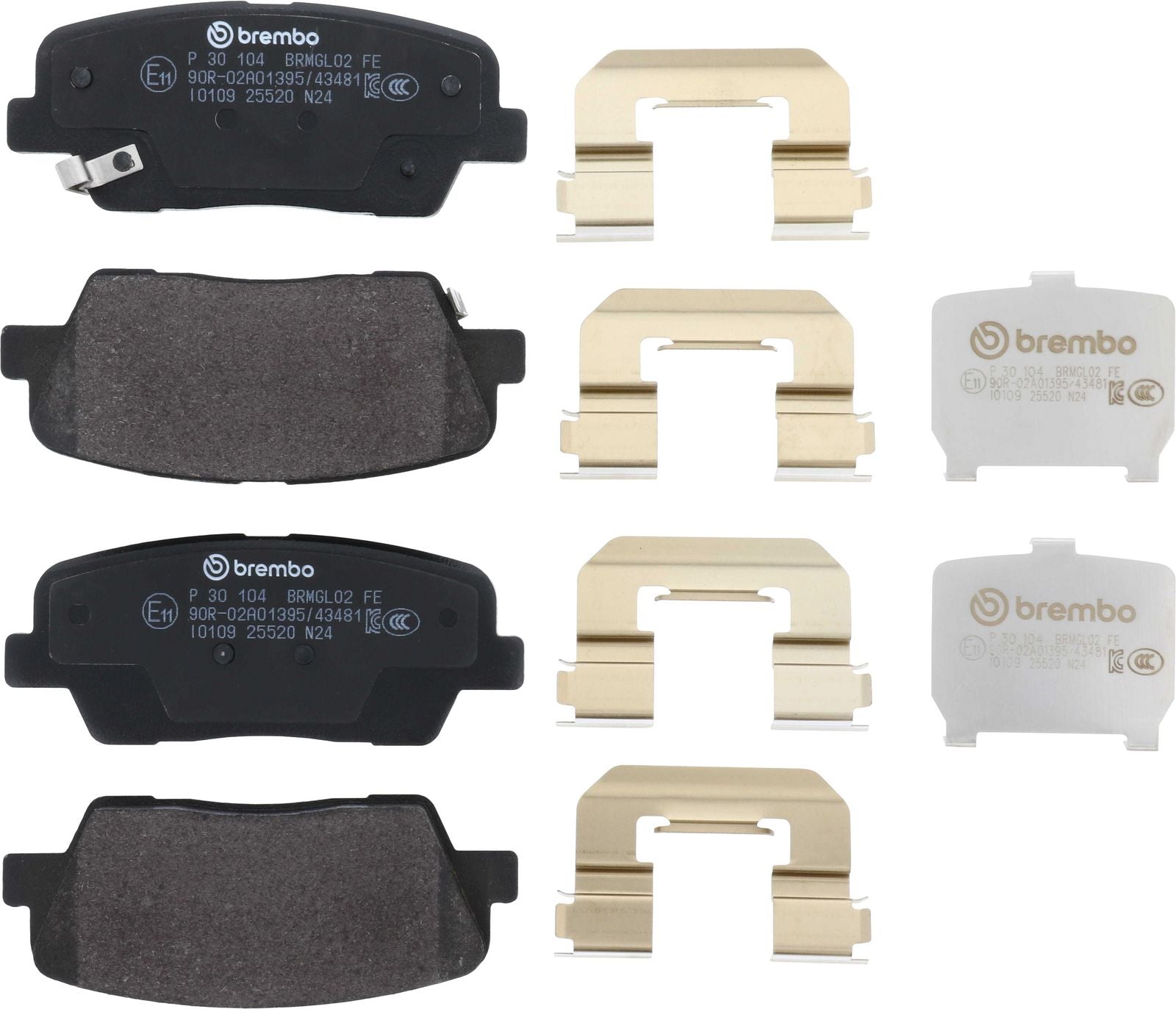 PRIME Low-Met Rear Disc Brake Pad Set - P30104_01