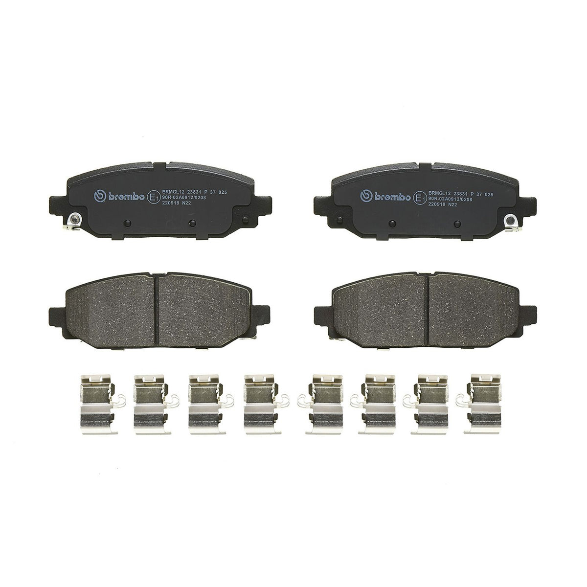 PRIME Low-Met Rear Disc Brake Pad Set - P37025_01