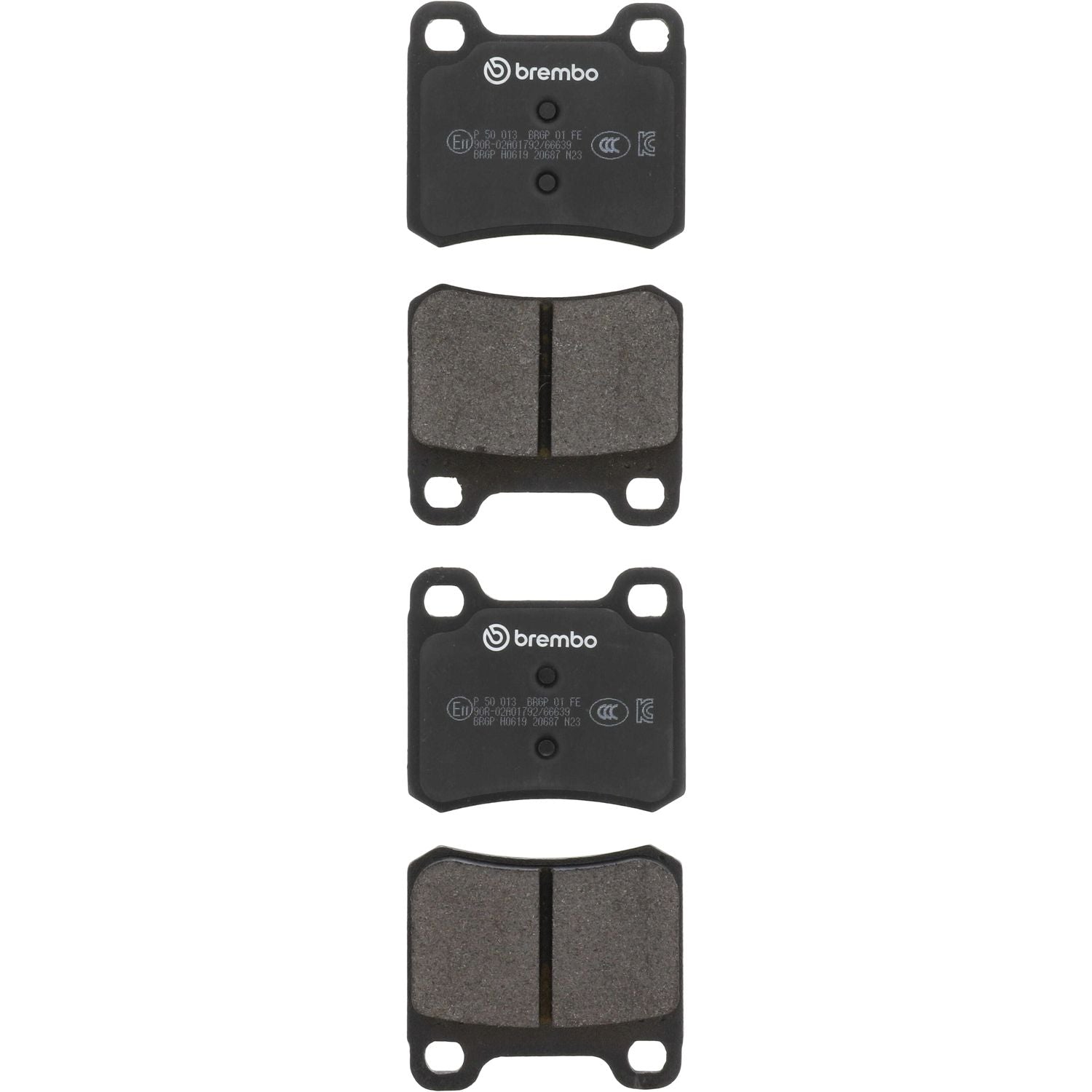 PRIME Low-Met Rear Disc Brake Pad Set - P50013_02
