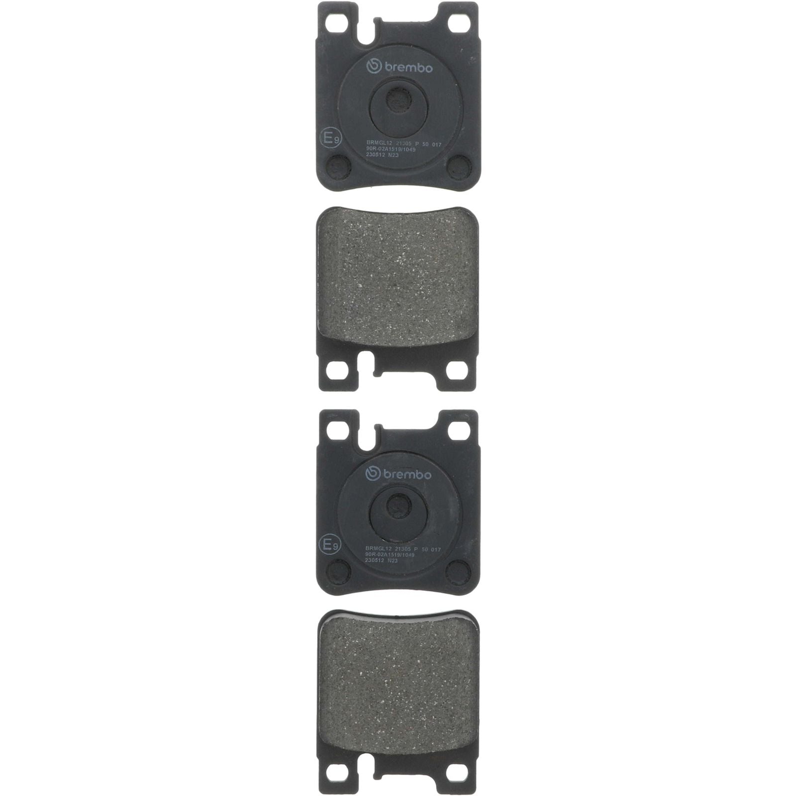 PRIME Low-Met Rear Disc Brake Pad Set - P50017_01