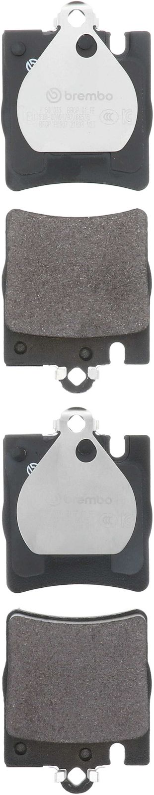 PRIME Low-Met Rear Disc Brake Pad Set - P50033_01