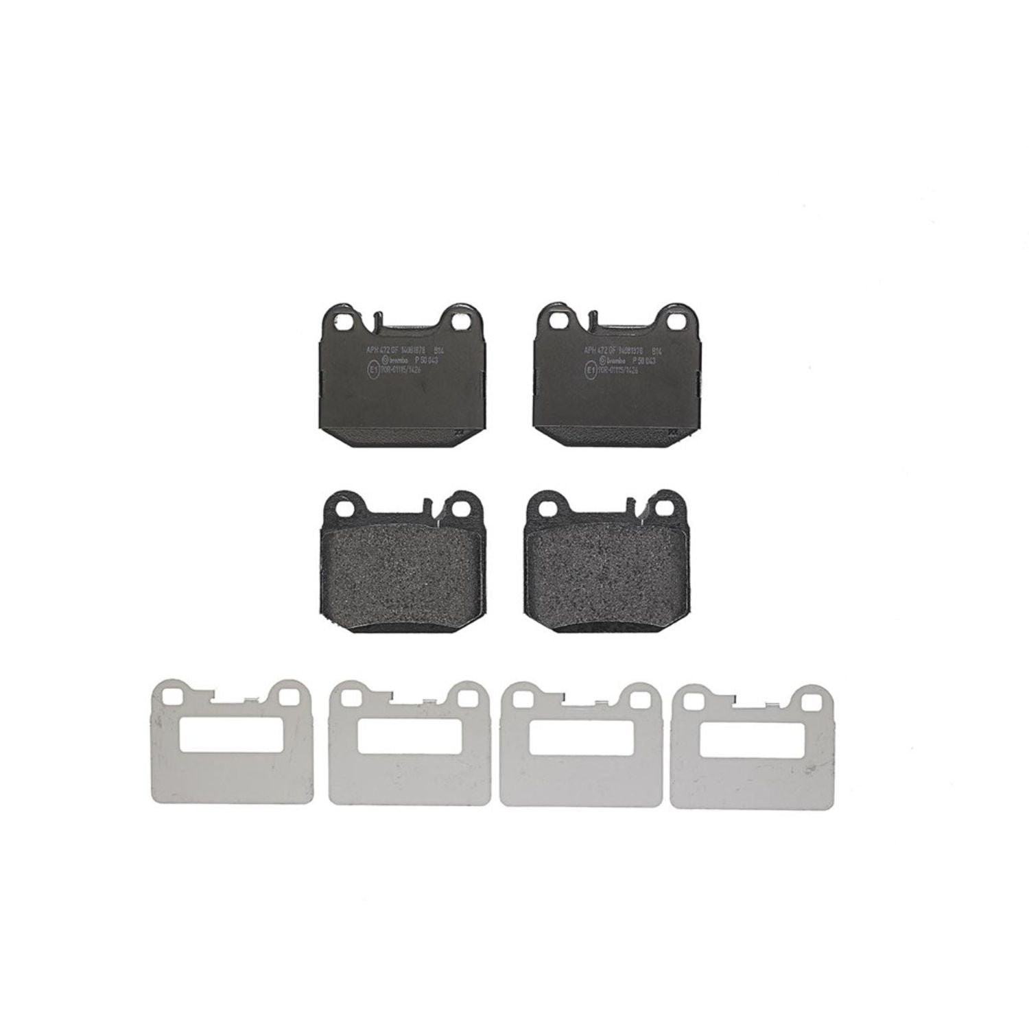 PRIME Low-Met Rear Disc Brake Pad Set - P50043_02