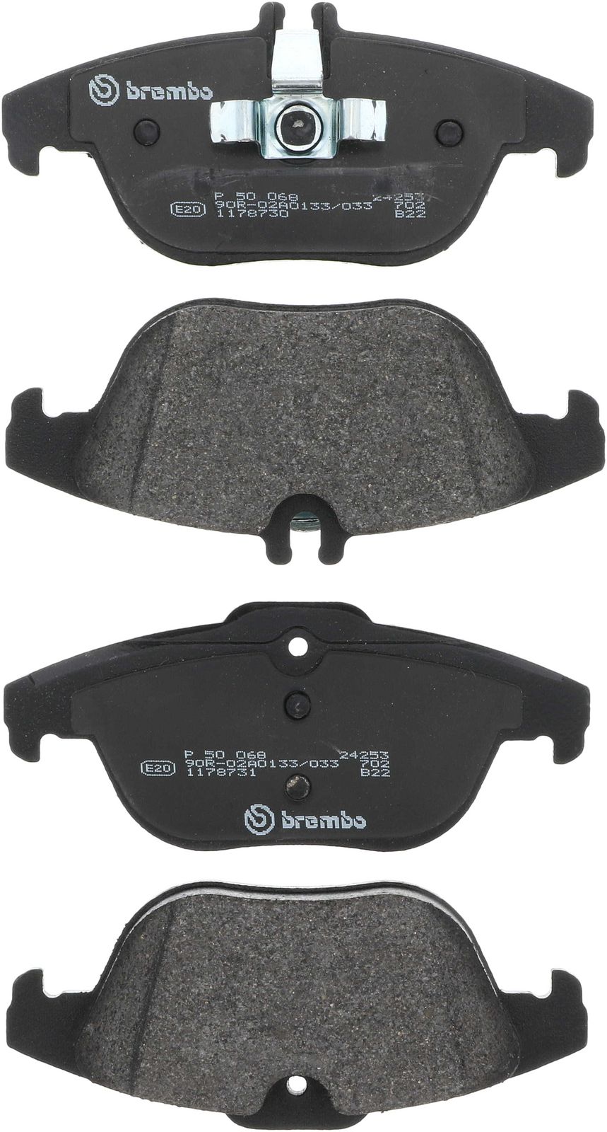 PRIME Low-Met Rear Disc Brake Pad Set - P50068_01