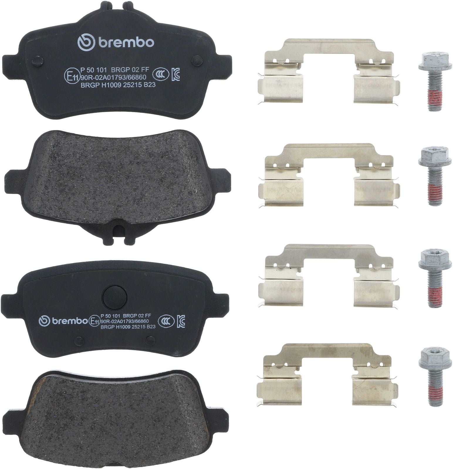 PRIME Low-Met Rear Disc Brake Pad Set - P50101_01