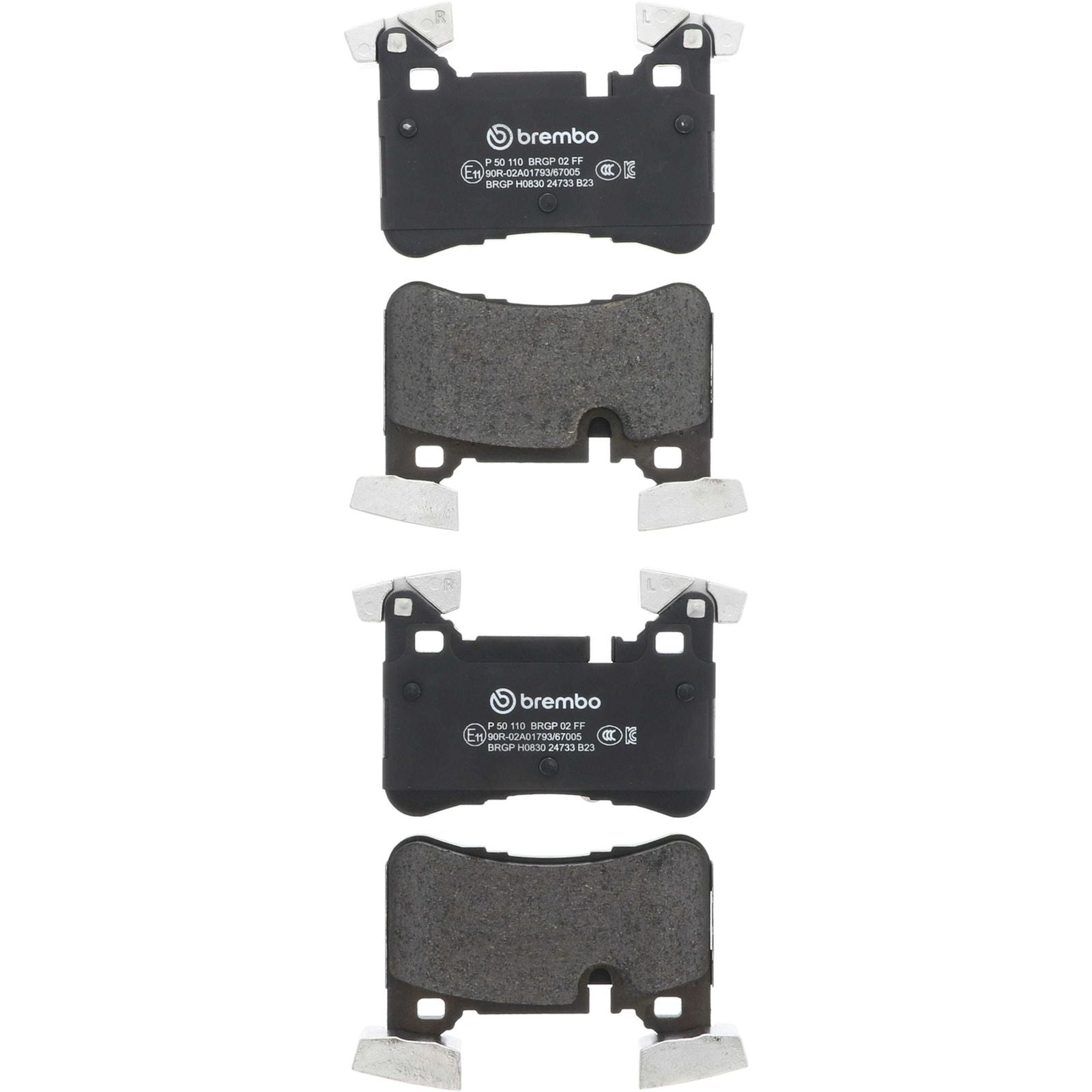 PRIME Low-Met Rear Disc Brake Pad Set - P50110_04