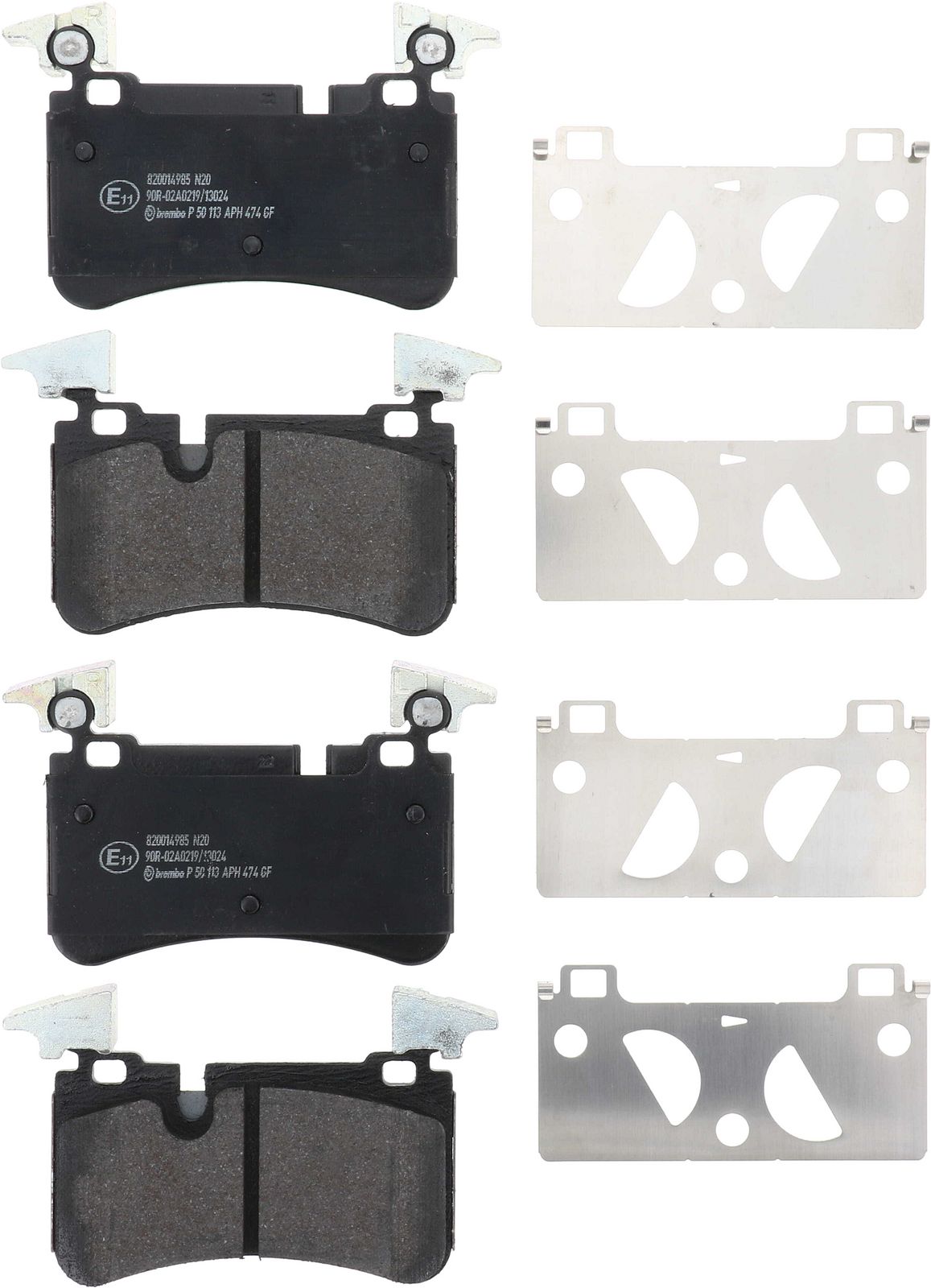 PRIME Low-Met Rear Disc Brake Pad Set - P50113_01