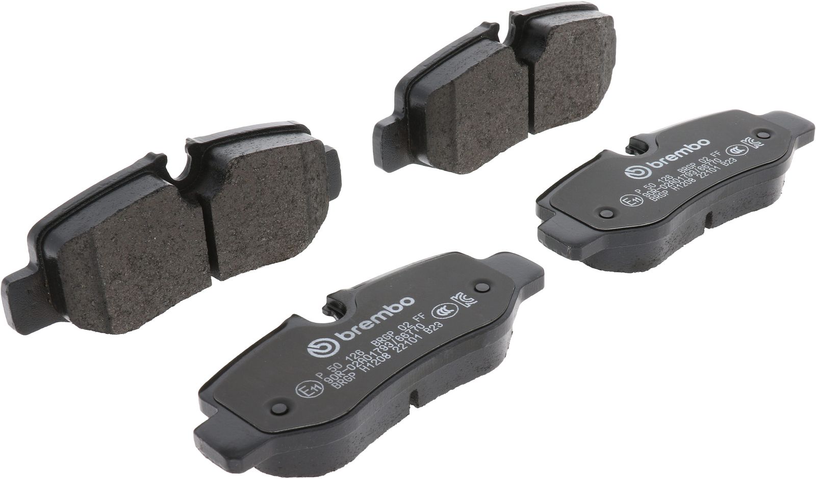 PRIME Low-Met Rear Disc Brake Pad Set - P50126_02
