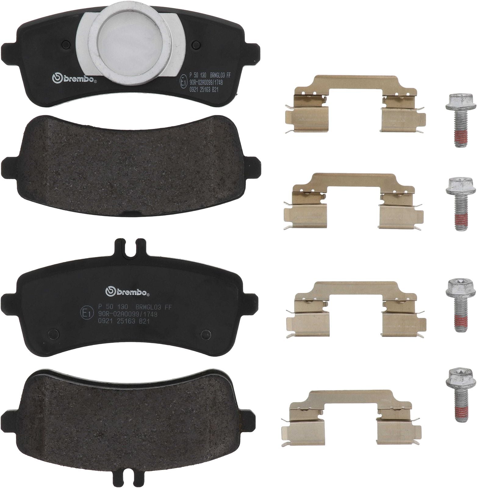 PRIME Low-Met Rear Disc Brake Pad Set - P50130_01