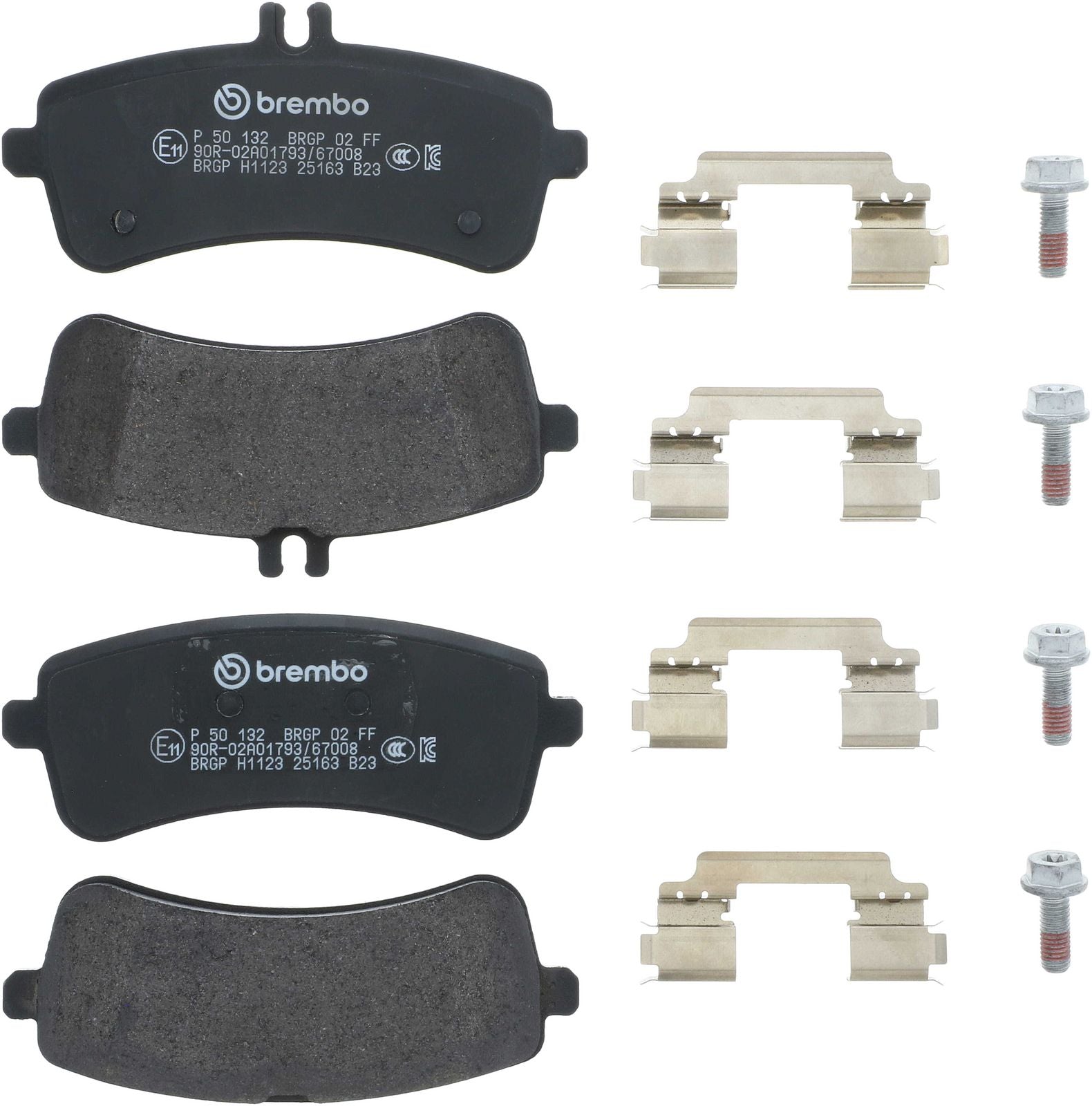 PRIME Low-Met Rear Disc Brake Pad Set - P50132_01
