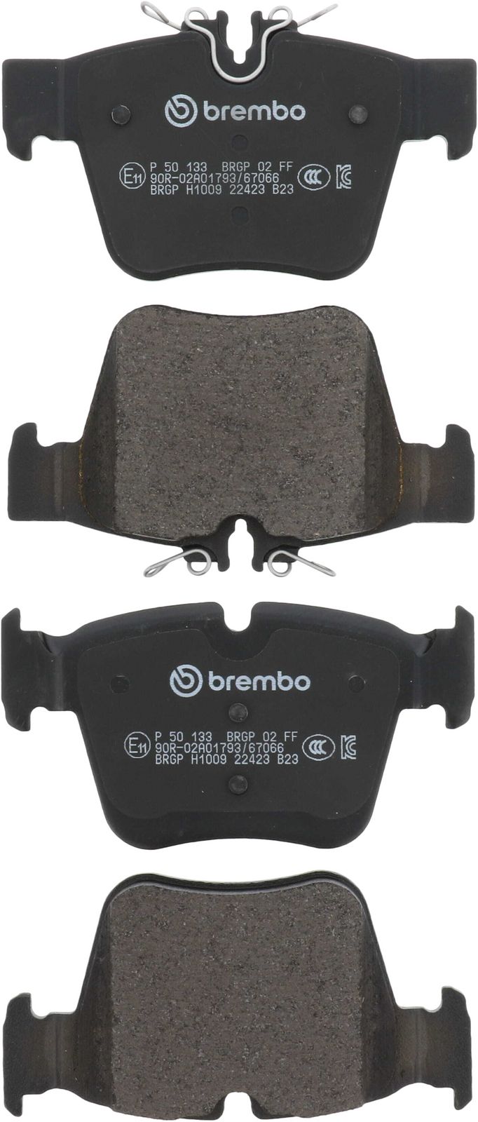 PRIME Low-Met Rear Disc Brake Pad Set - P50133_01