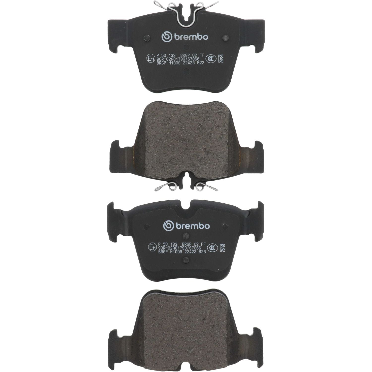 PRIME Low-Met Rear Disc Brake Pad Set - P50133_02