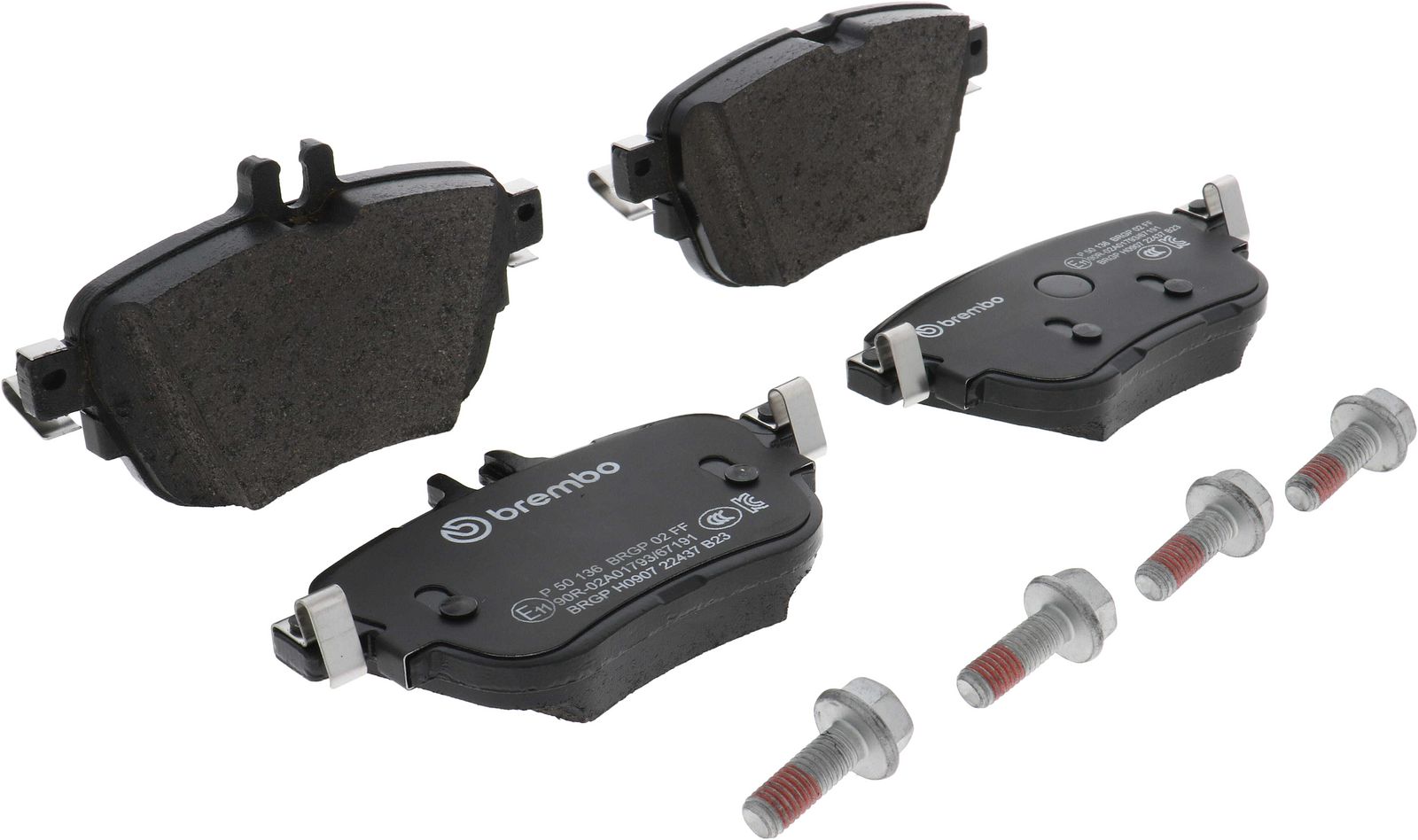 PRIME Low-Met Rear Disc Brake Pad Set - P50136_02