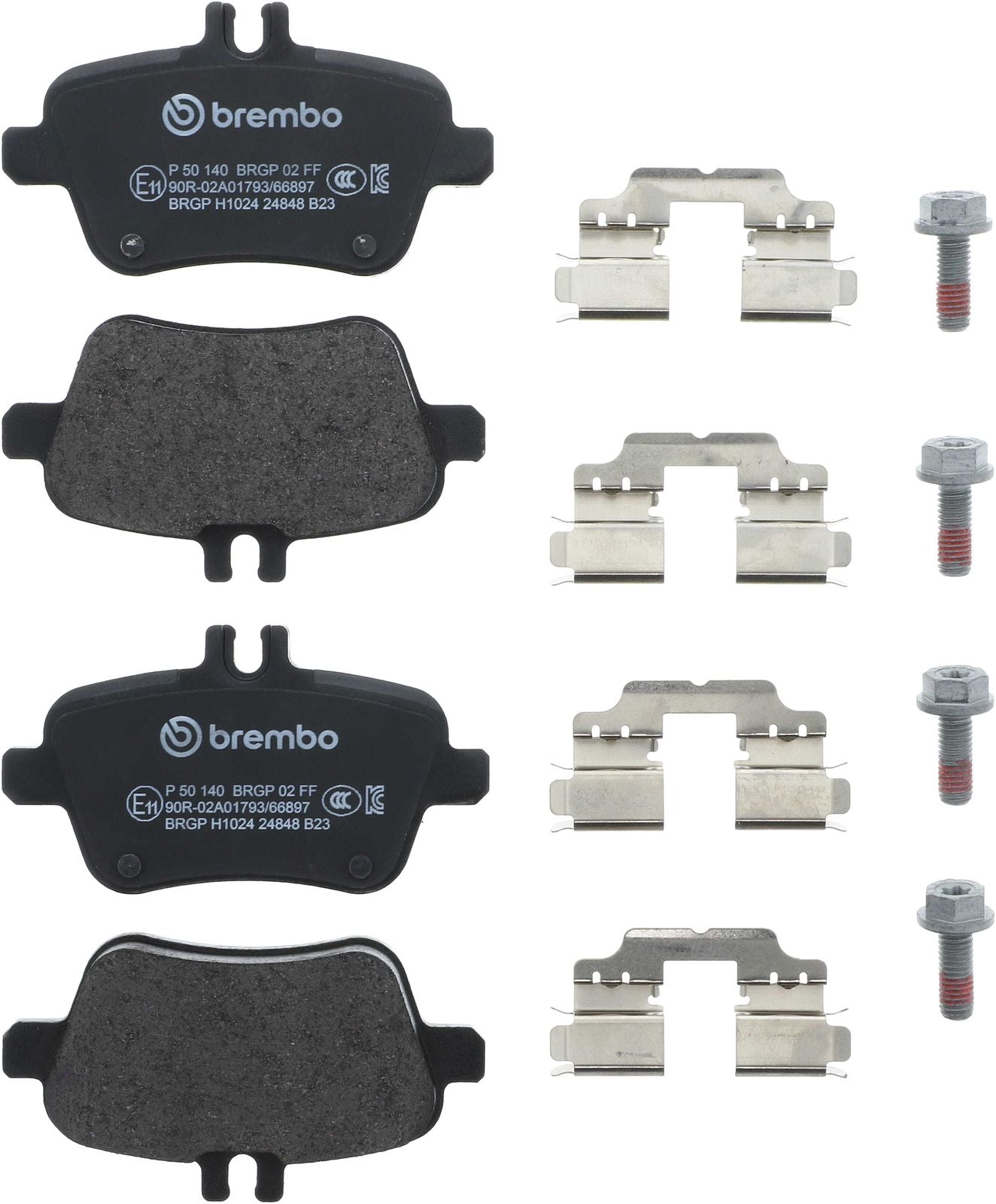 PRIME Low-Met Rear Disc Brake Pad Set - P50140_01
