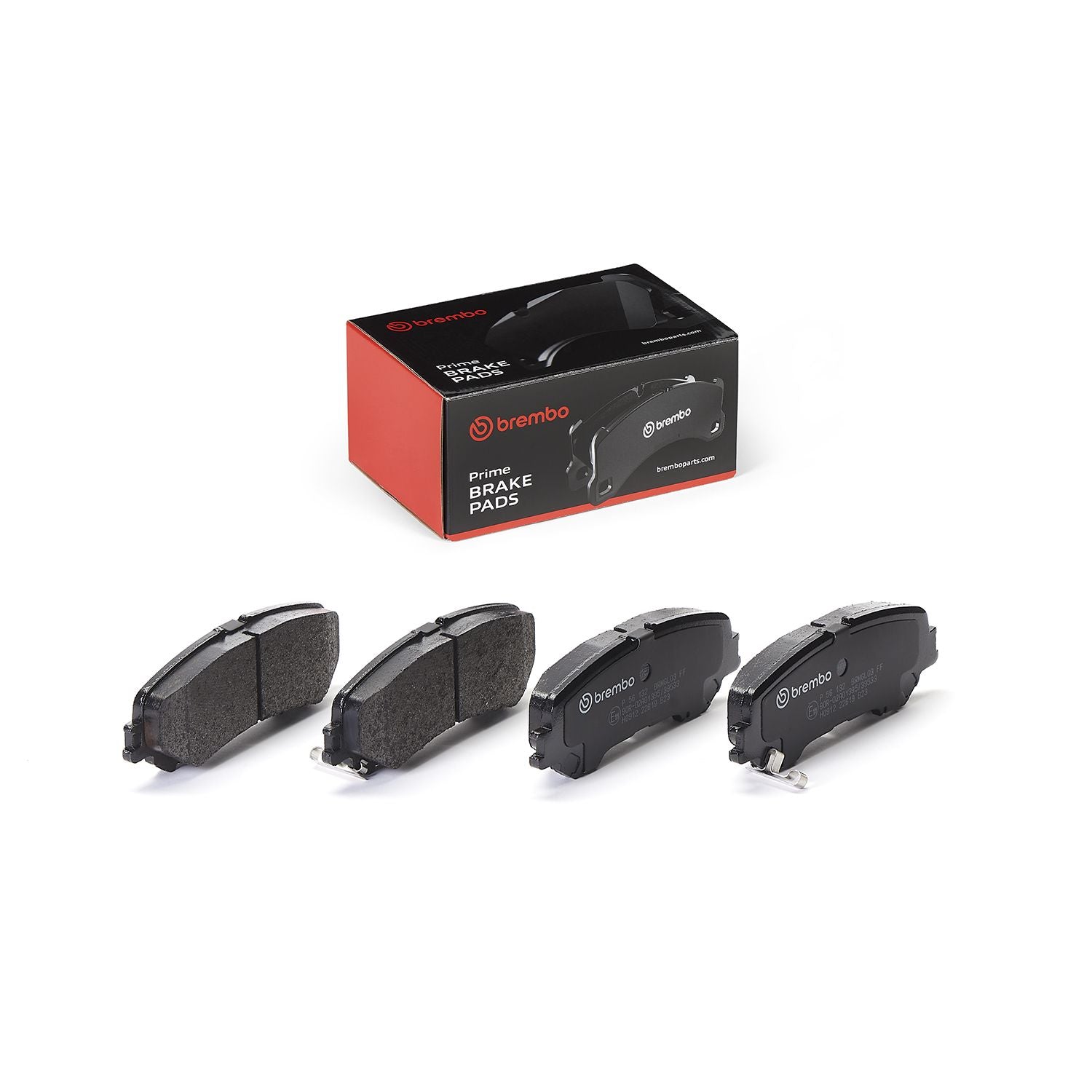 PRIME Low-Met Rear Disc Brake Pad Set - P56132_02